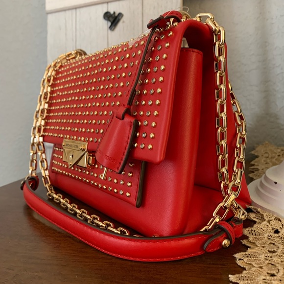 cece medium studded leather shoulder bag